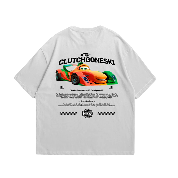 Camiseta Oversized Clutchgoneski Cars