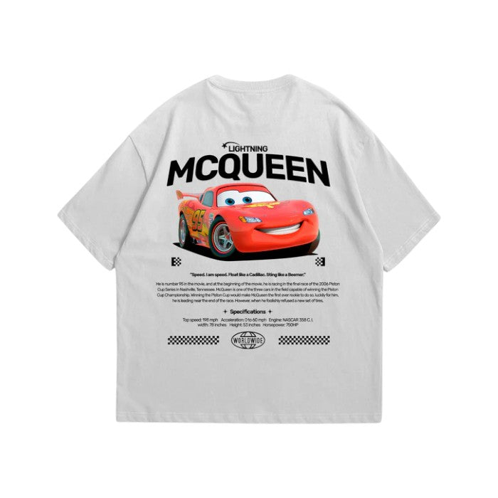 Camiseta Oversized McQueen Cars