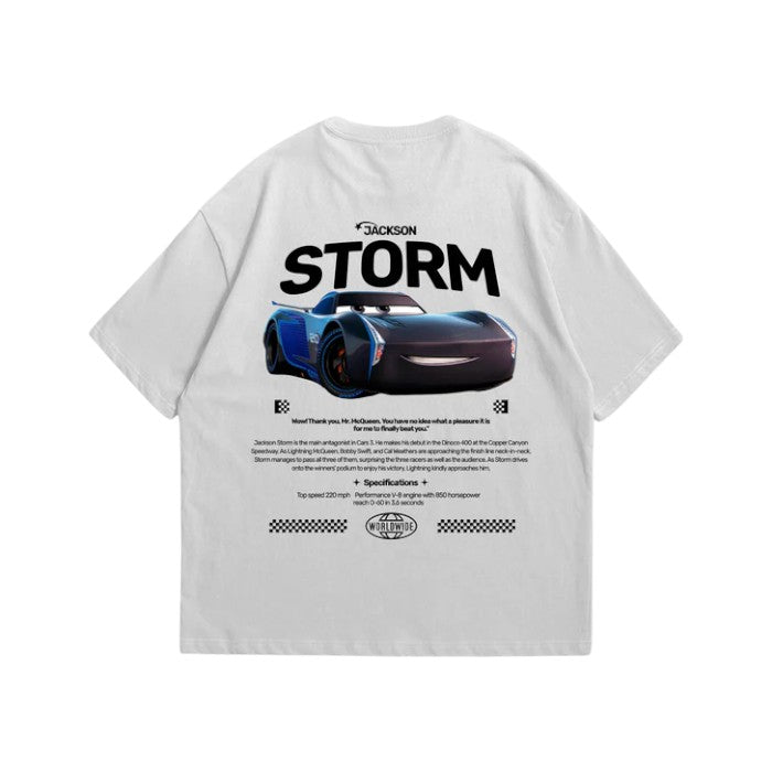Camiseta Oversized Storm Cars