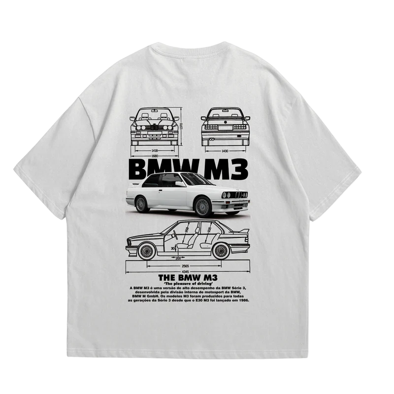 Camiseta Oversized BMW M3