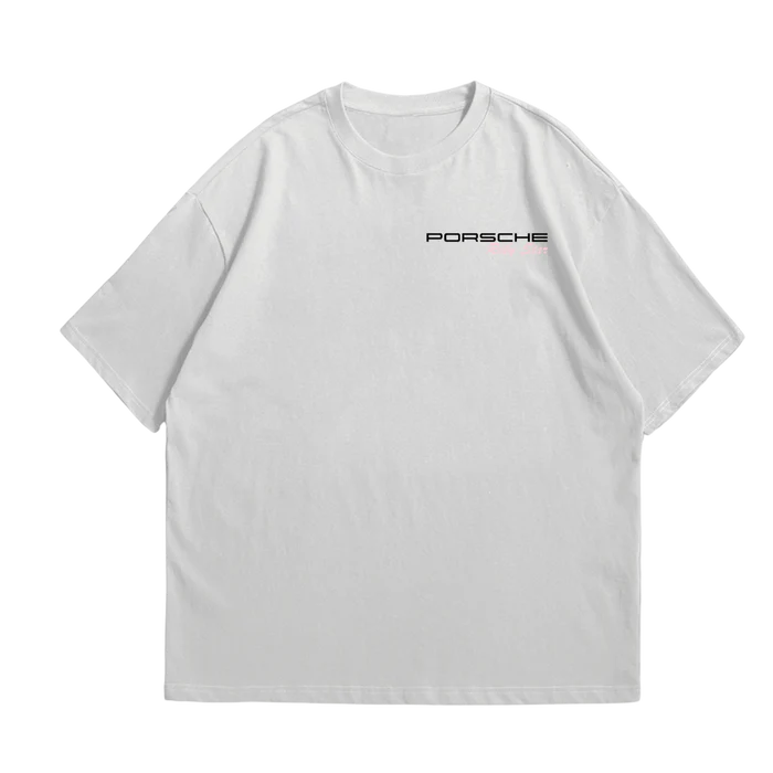 Camiseta Oversized Porsche Pink