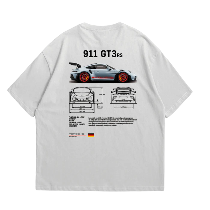 Camiseta Oversized Porsche Club