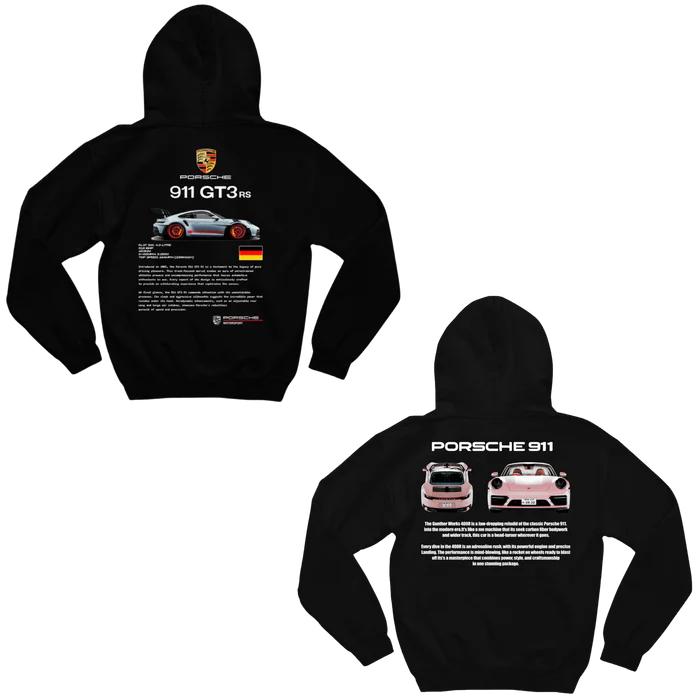 Moletom Porsche 911 e Porsche 911 Pink Casal