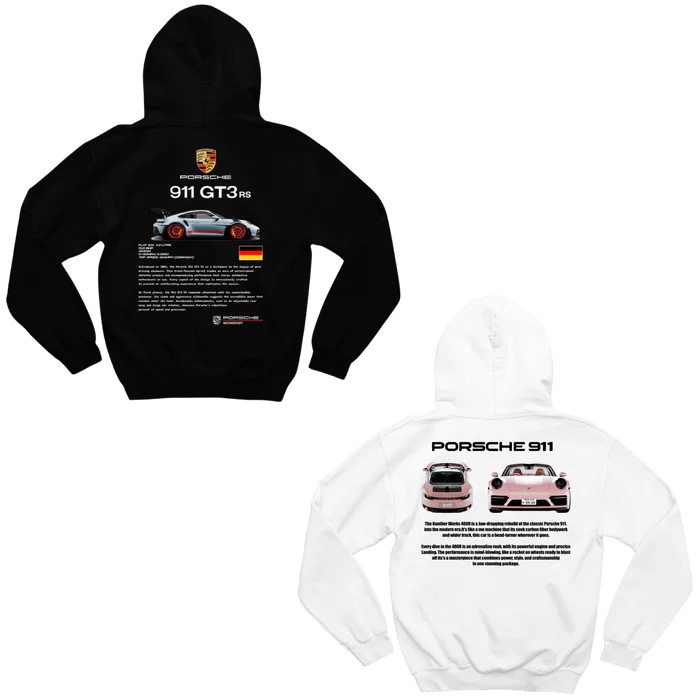 Moletom Porsche 911 e Porsche 911 Pink Casal