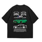 Camiseta Oversized BMW M3 Competition