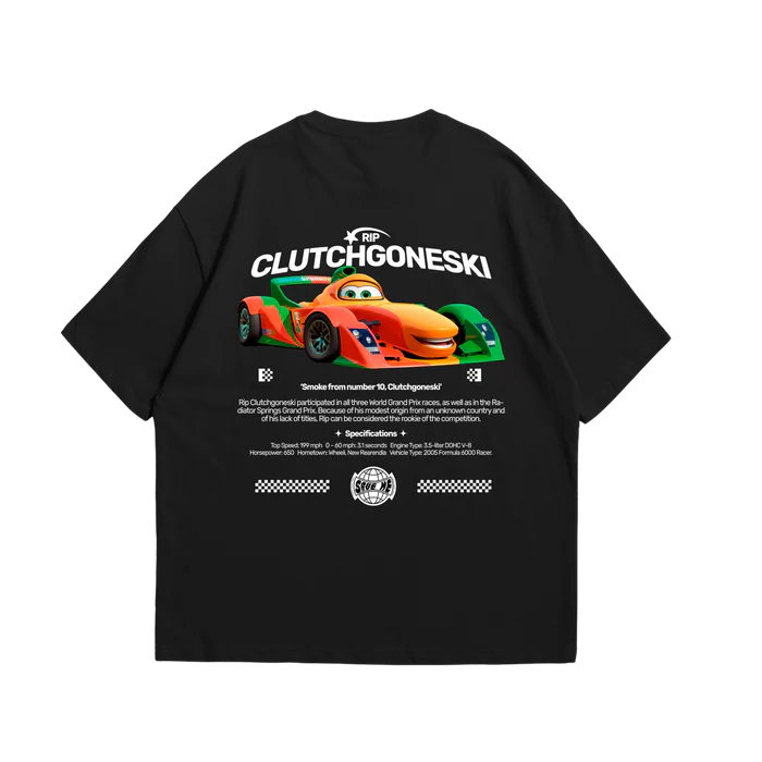 Camiseta Oversized Clutchgoneski Cars