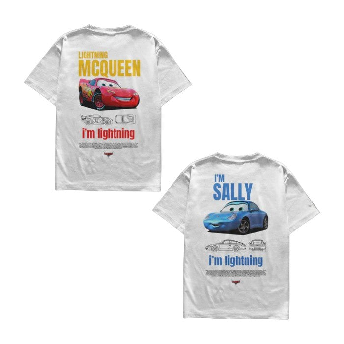 Camiseta Mcqueen e Sally Casal