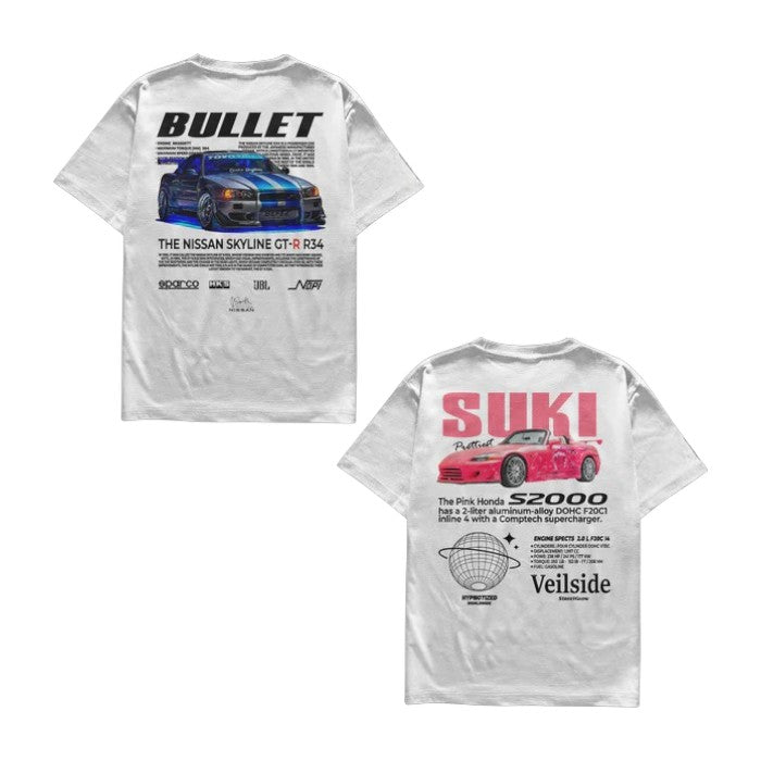 Camiseta Bullet e Suki Casal