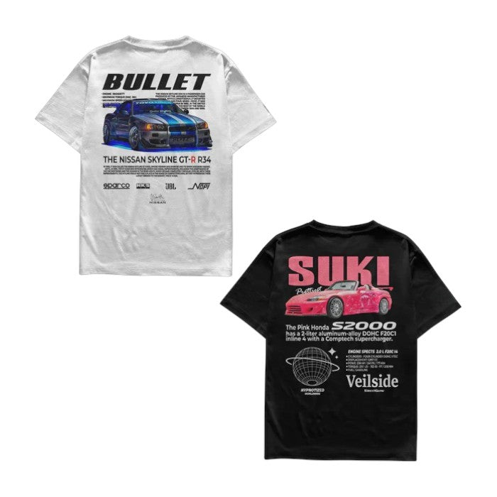 Camiseta Bullet e Suki Casal
