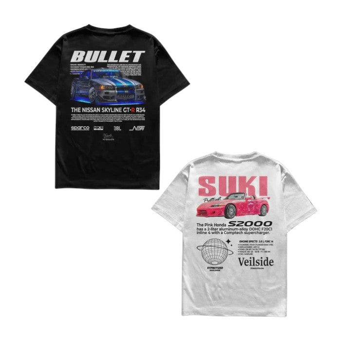 Camiseta Bullet e Suki Casal