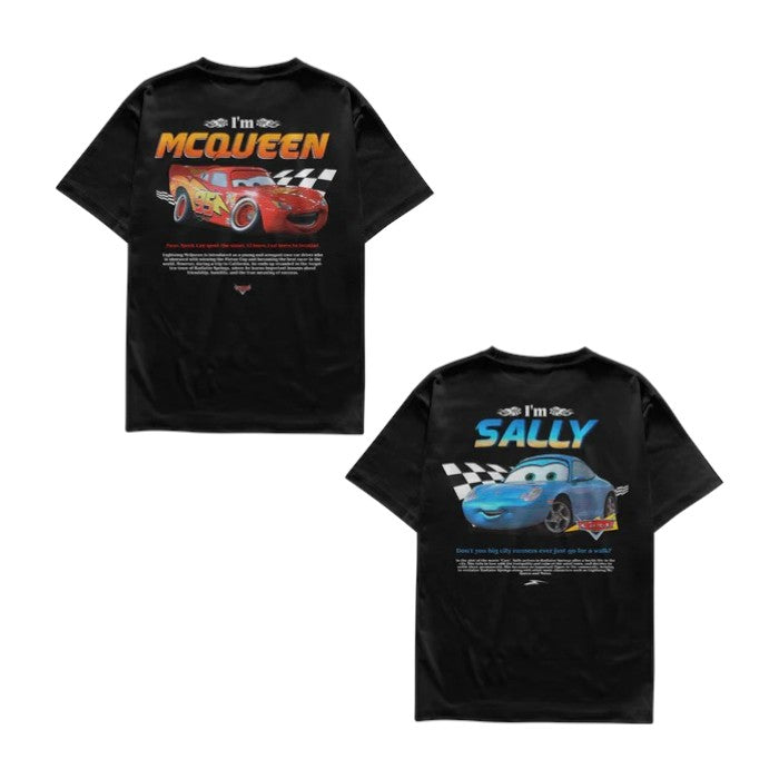 Camiseta I´m Mcqueen e I´m Sally Casal