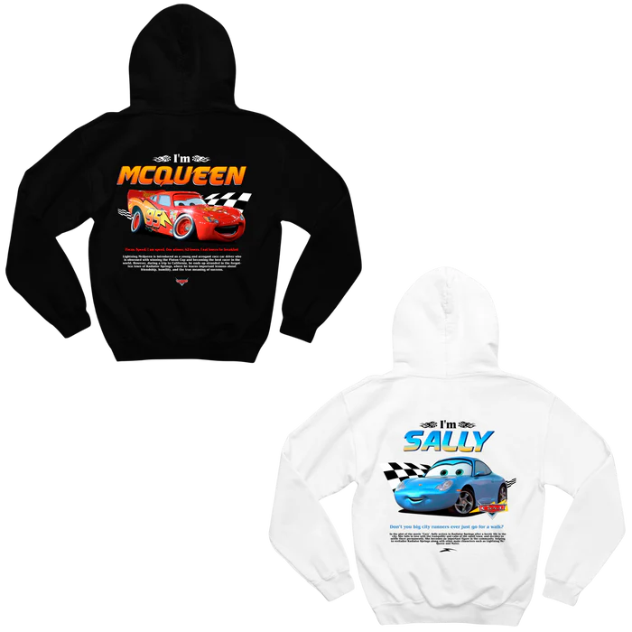 Moletom I´m Mcqueen e I´m Sally Casal