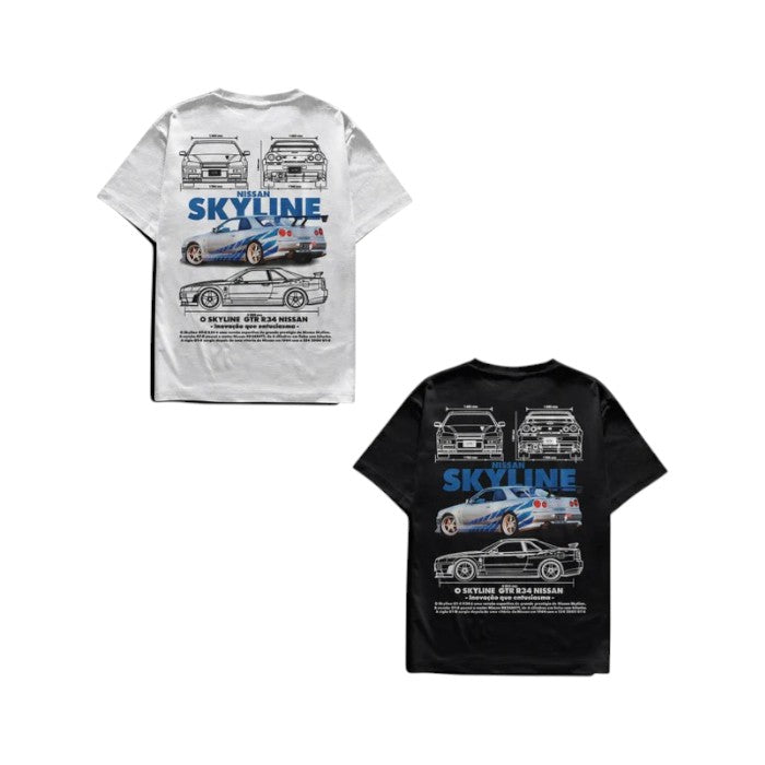 Camisetas Skyline Dupla
