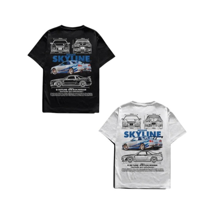Camisetas Skyline Dupla