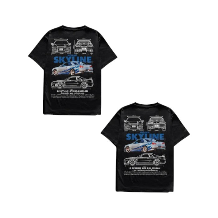 Camisetas Skyline Dupla