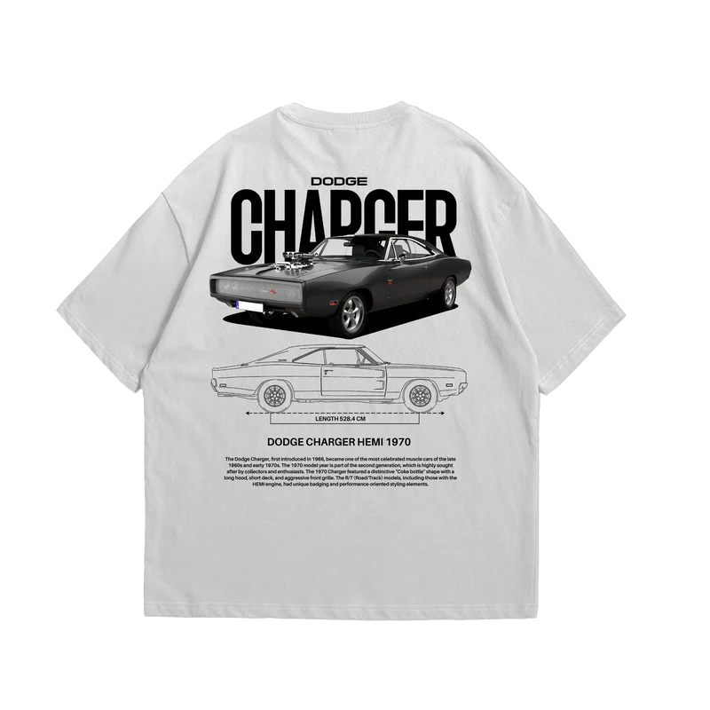 Camiseta Oversized Dodge Charger