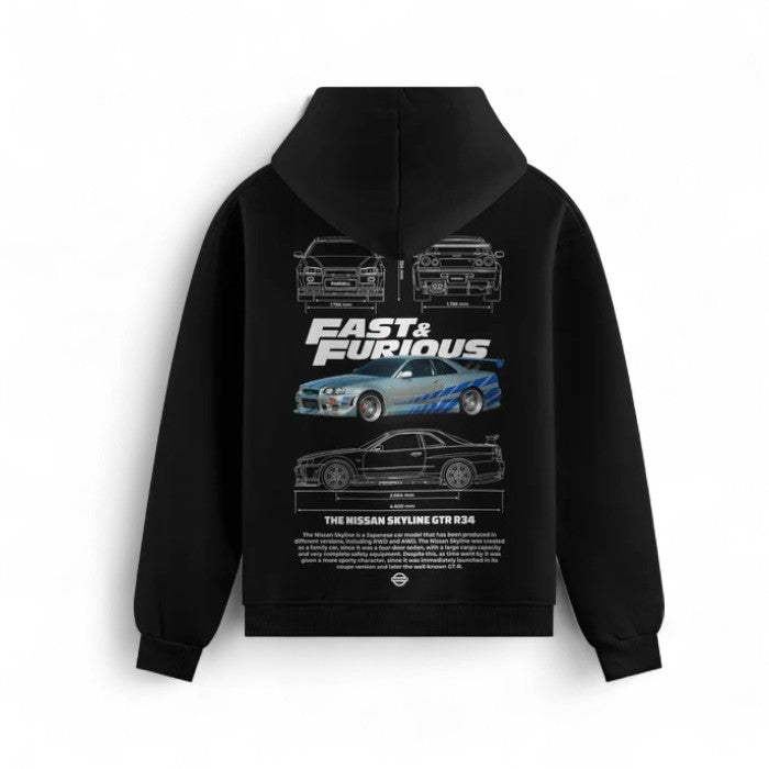 Moletom Skyline Fast and Furious
