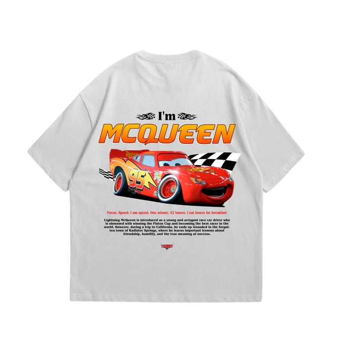 Camiseta Oversized I'm McQueen Cars