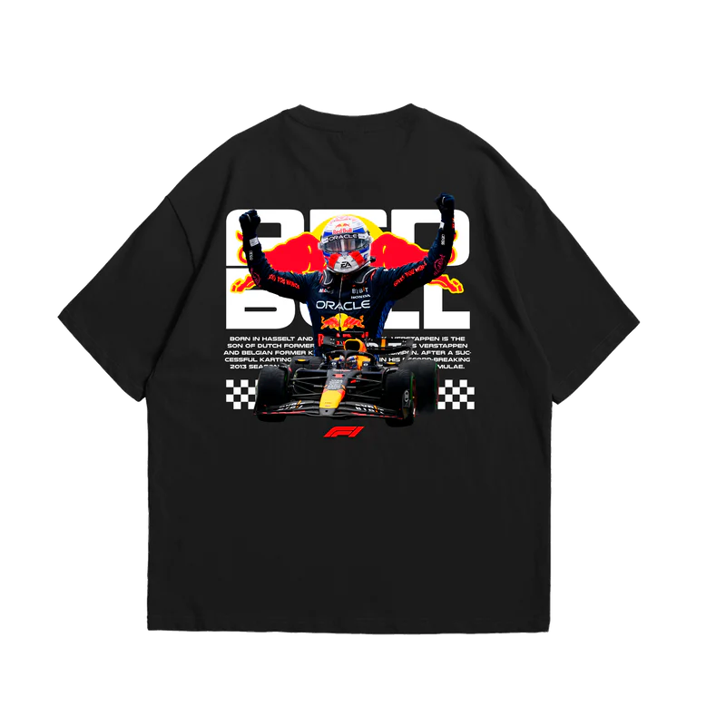 Camiseta Oversized Red Bull Verstappen F1