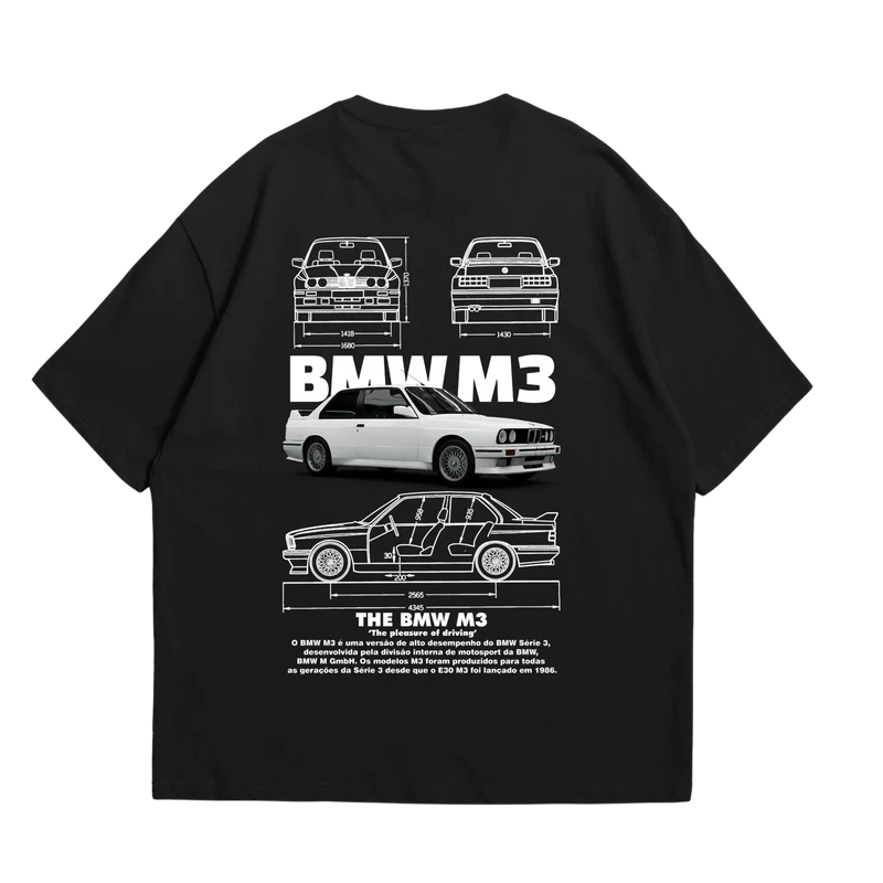 Camiseta Oversized BMW M3