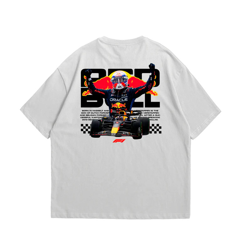 Camiseta Oversized Red Bull Verstappen F1