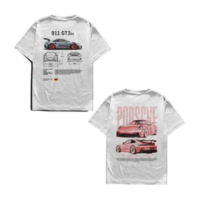 Camiseta Porsche e Porsche Pink Casal