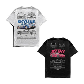 Camiseta Skyline e Suki Casal